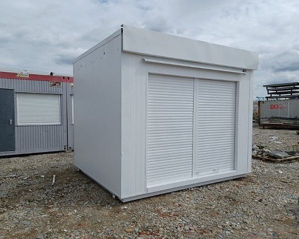 Pavillon Commercial De Gastronomie 300×350 Volet Roulant Avant Split + Porte Arr