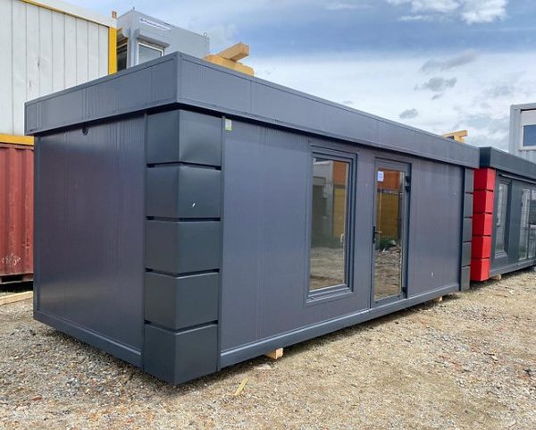 Conteneur Commercial 3×6 Espace Ouvert Avec Vitrines